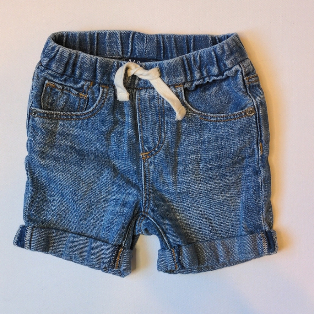 Baby Gap Denim Shorts with Tie * 12-18M
